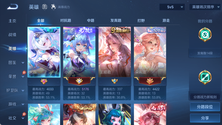 WZQM4300930王者荣耀账号详情图3 WZQM4300930王者荣耀账号详情图3