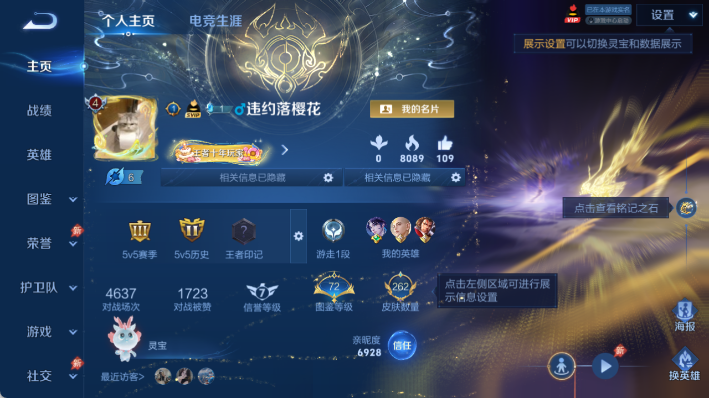 WZQM4300911王者荣耀账号详情图2