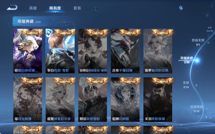 WZQM4310750王者荣耀账号详情图6 WZQM4310750王者荣耀账号详情图6