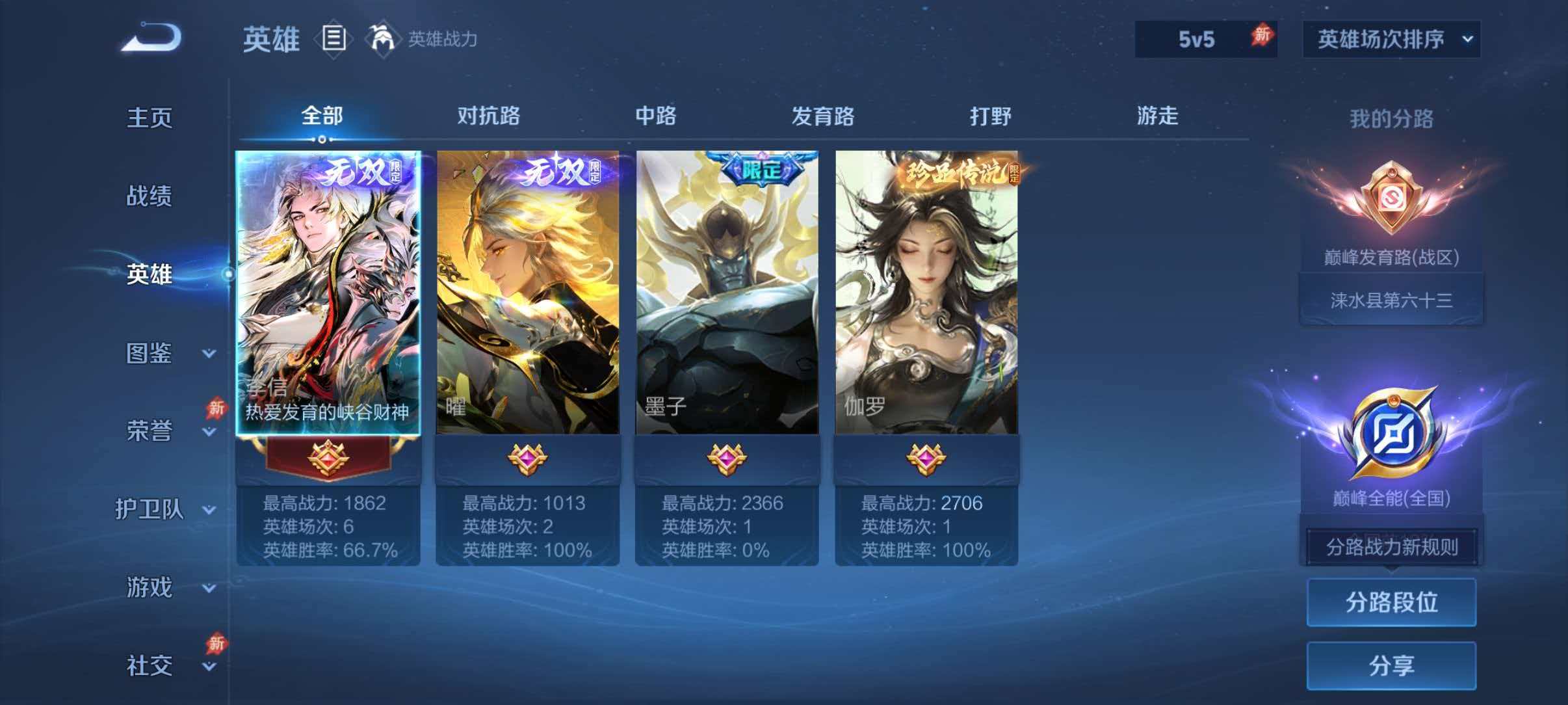 WZQM4338464王者荣耀账号详情图3