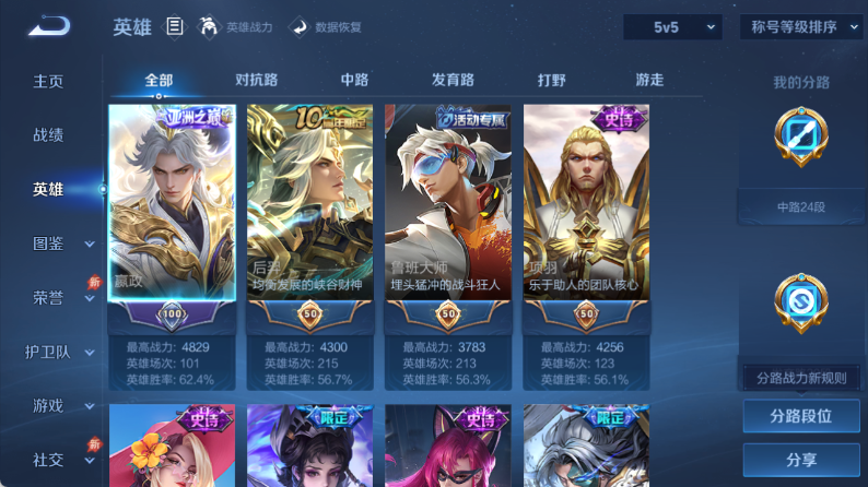 WZQM4349595王者荣耀账号详情图3