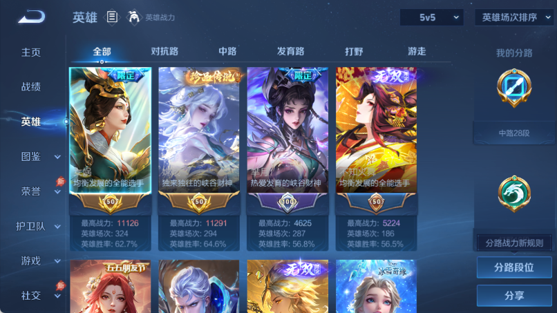 WZQM4371317王者荣耀账号详情图3