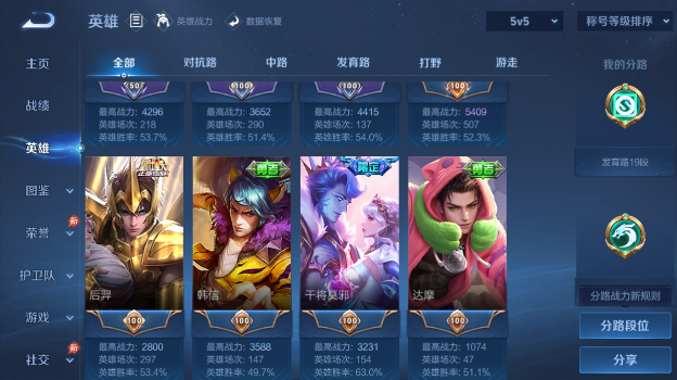 WZQM4375635王者荣耀账号详情图4 WZQM4375635王者荣耀账号详情图4
