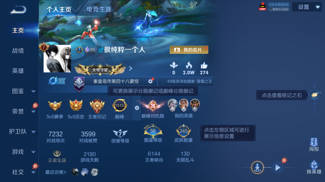 WZQM4382342王者荣耀账号详情图2