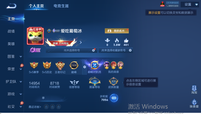 WZQM4418968王者荣耀账号详情图2