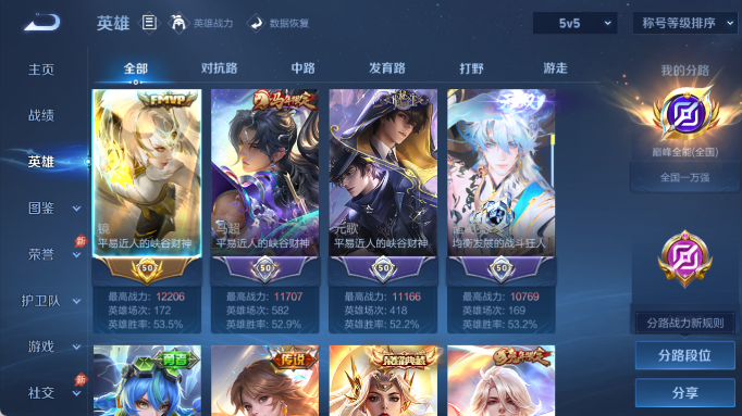 WZQM4414211王者荣耀账号详情图3 WZQM4414211王者荣耀账号详情图3