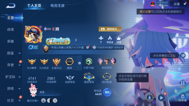 WZQM4428250王者荣耀账号详情图2