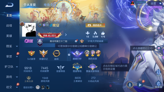 WZQM4428320王者荣耀账号详情图2 WZQM4428320王者荣耀账号详情图2