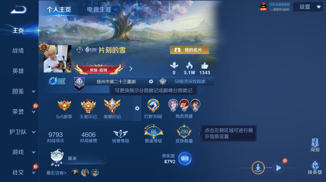 WZQM4438806王者荣耀账号详情图2 WZQM4438806王者荣耀账号详情图2