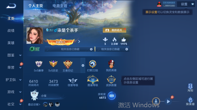 WZQM4440021王者荣耀账号详情图2 WZQM4440021王者荣耀账号详情图2