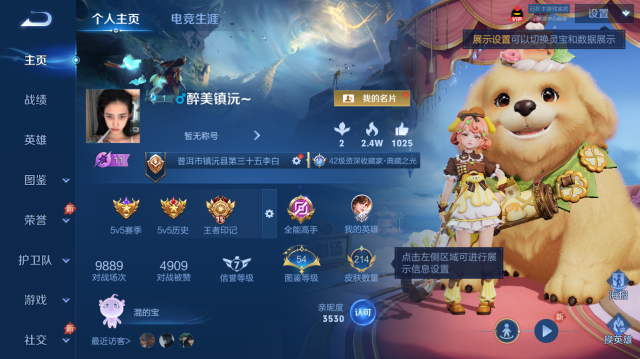 WZQM4440245王者荣耀账号详情图2