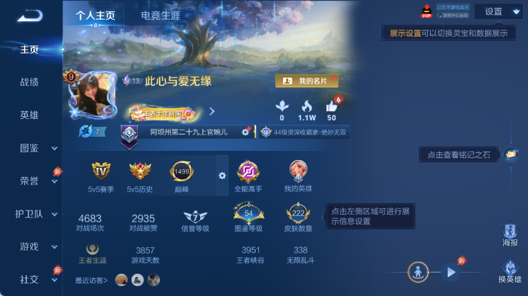 WZQM4448355王者荣耀账号详情图2 WZQM4448355王者荣耀账号详情图2