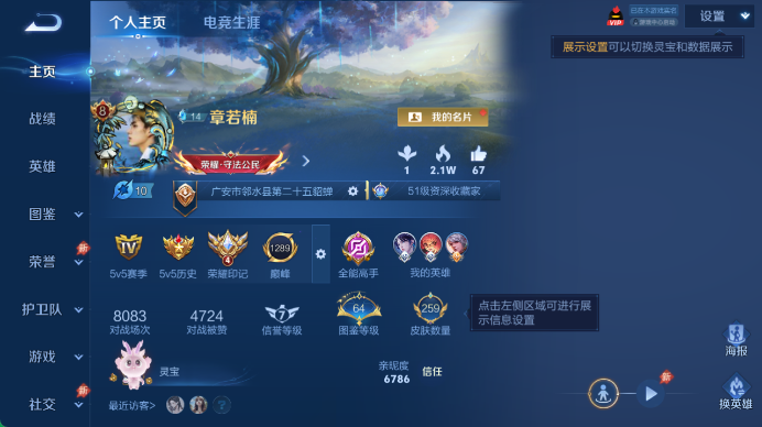 WZQM4452885王者荣耀账号详情图2 WZQM4452885王者荣耀账号详情图2