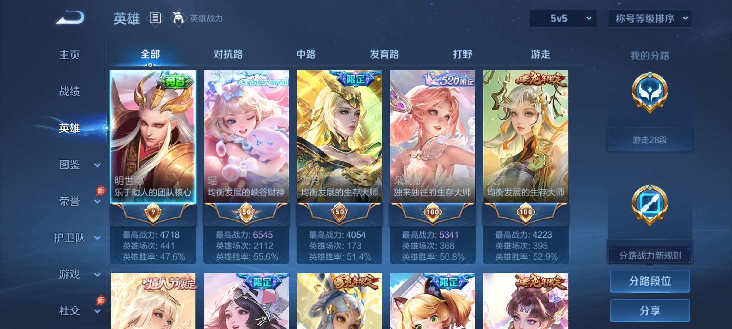 WZQM4455065王者荣耀账号详情图3 WZQM4455065王者荣耀账号详情图3