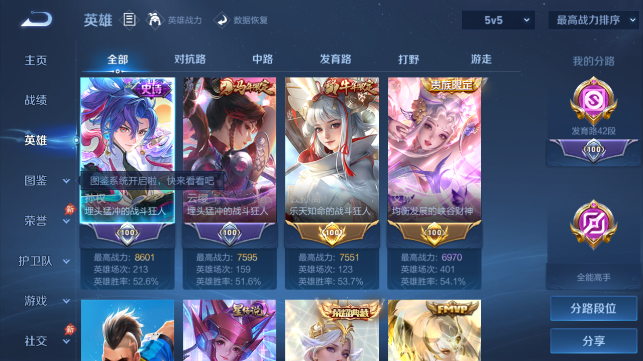 WZQM4462793王者荣耀账号详情图3 WZQM4462793王者荣耀账号详情图3