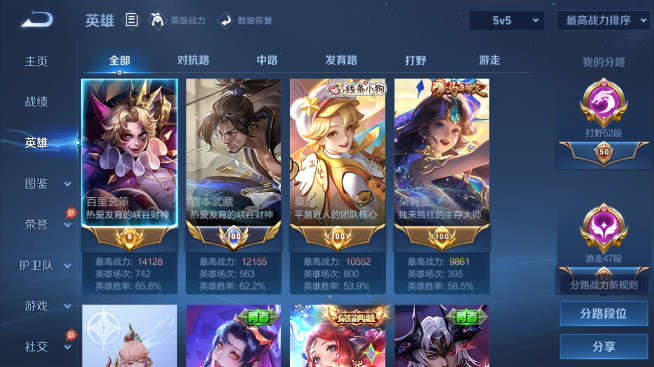 WZQM4465252王者荣耀账号详情图3
