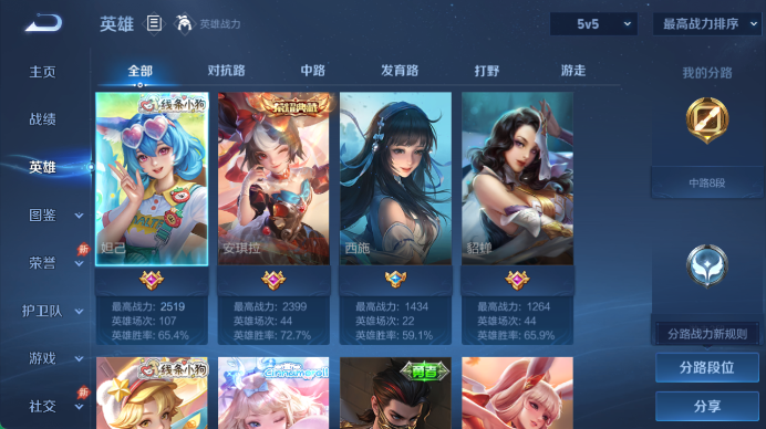 WZQM4471636王者荣耀账号详情图3 WZQM4471636王者荣耀账号详情图3