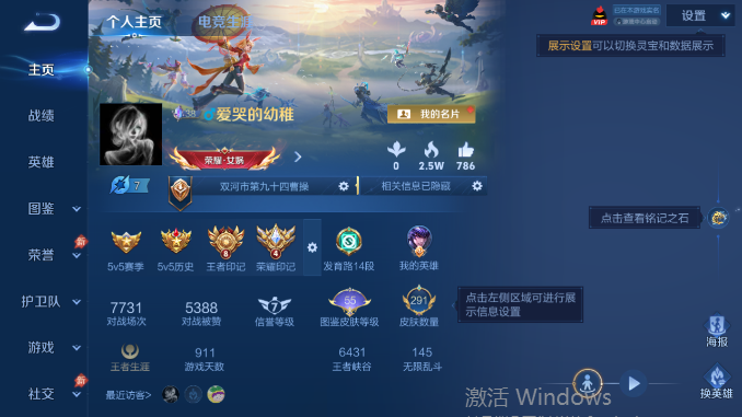 WZQM4476260王者荣耀账号详情图2 WZQM4476260王者荣耀账号详情图2