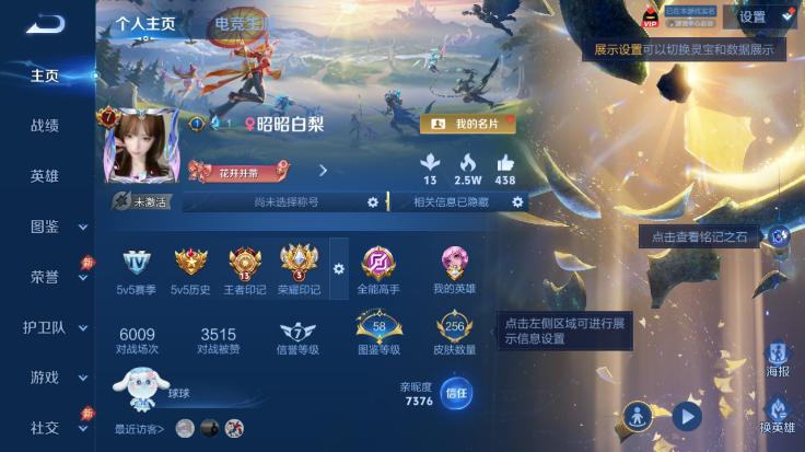 WZQM4485007王者荣耀账号详情图2 WZQM4485007王者荣耀账号详情图2