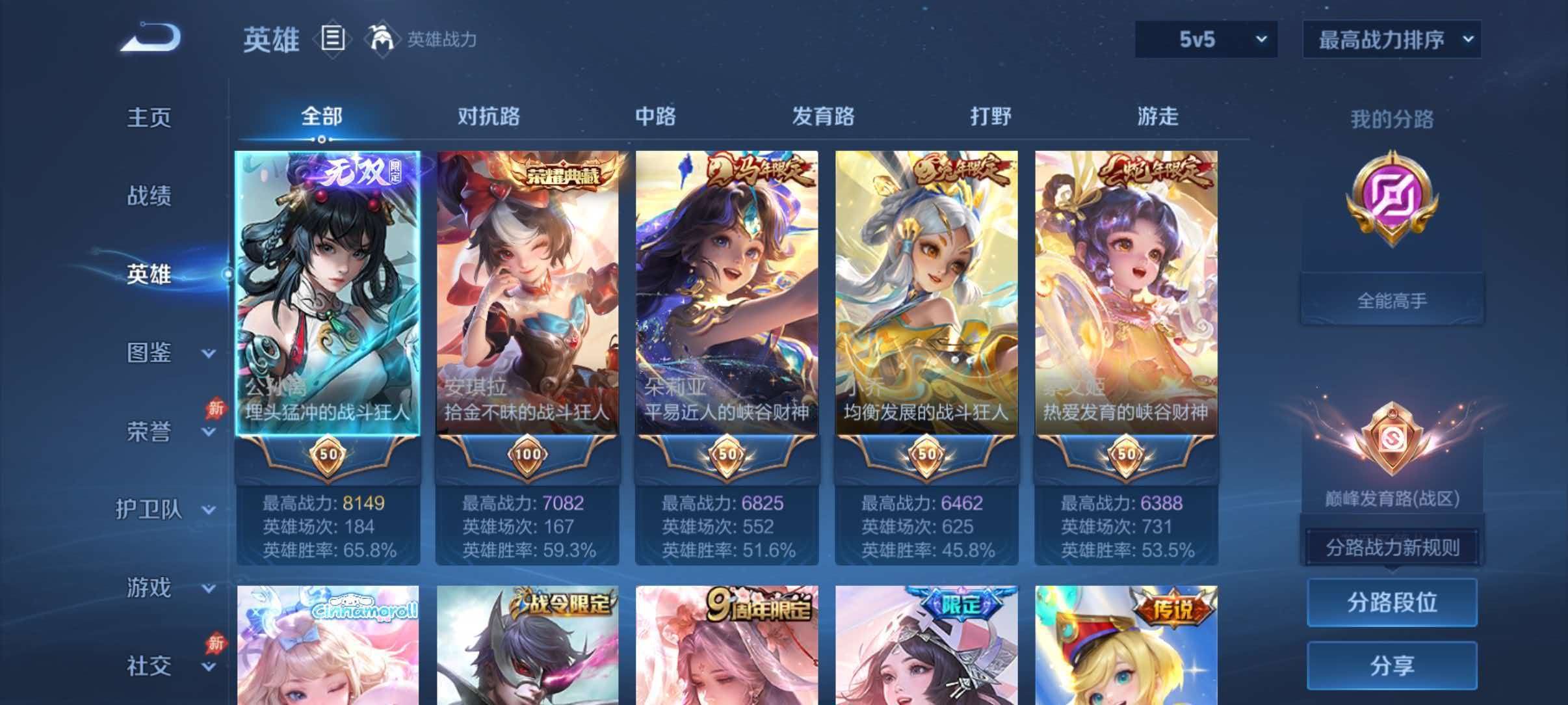 WZQM4491600王者荣耀账号详情图3 WZQM4491600王者荣耀账号详情图3