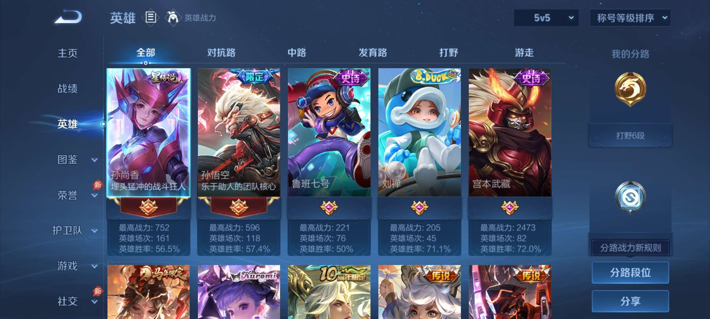 WZQM4489336王者荣耀账号详情图3