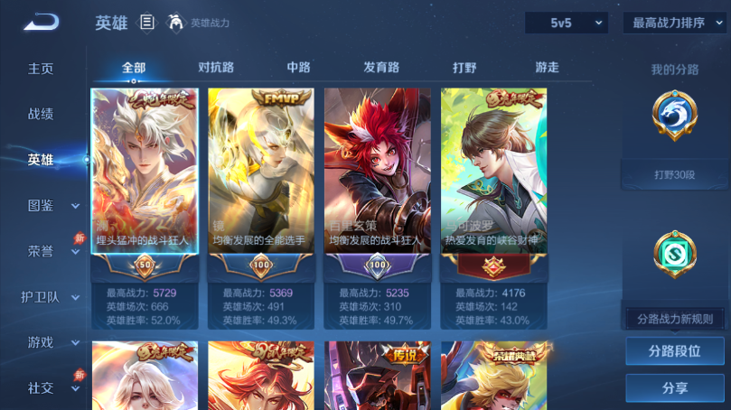 WZQM4506582王者荣耀账号详情图3 WZQM4506582王者荣耀账号详情图3