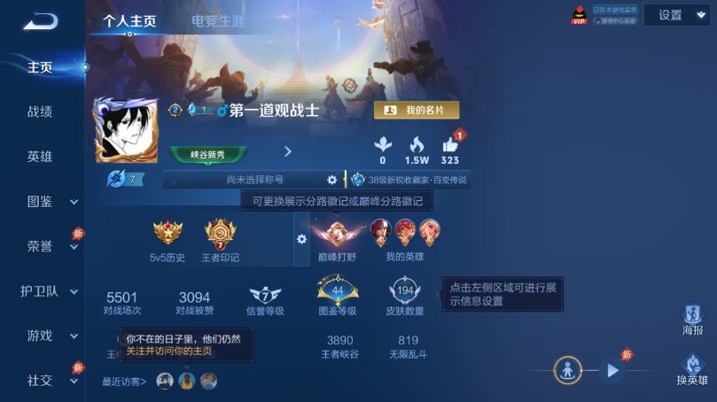 WZQM4506693王者荣耀账号详情图2 WZQM4506693王者荣耀账号详情图2