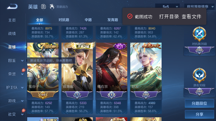 WZQM4515015王者荣耀账号详情图4 WZQM4515015王者荣耀账号详情图4