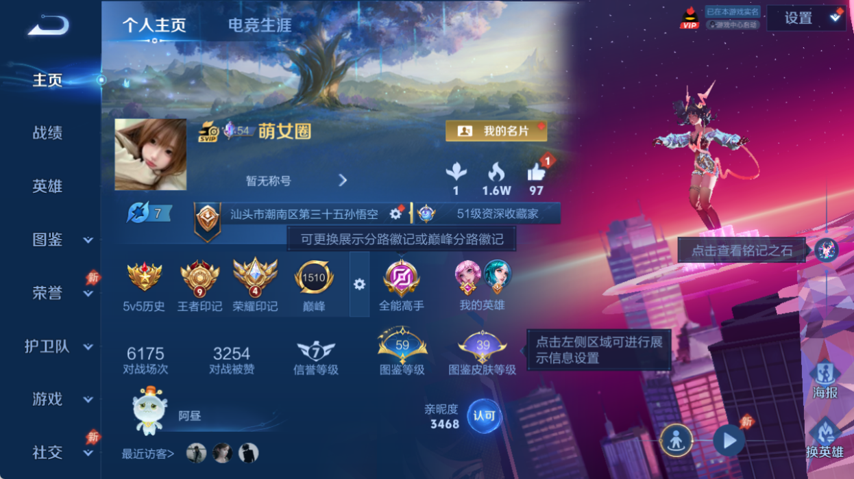 WZQM4517661王者荣耀账号详情图2 WZQM4517661王者荣耀账号详情图2