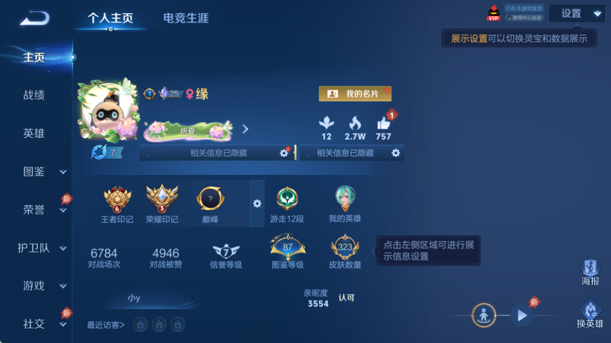 WZQM4517822王者荣耀账号详情图2 WZQM4517822王者荣耀账号详情图2