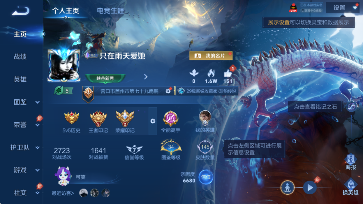 WZQM4517608王者荣耀账号详情图2
