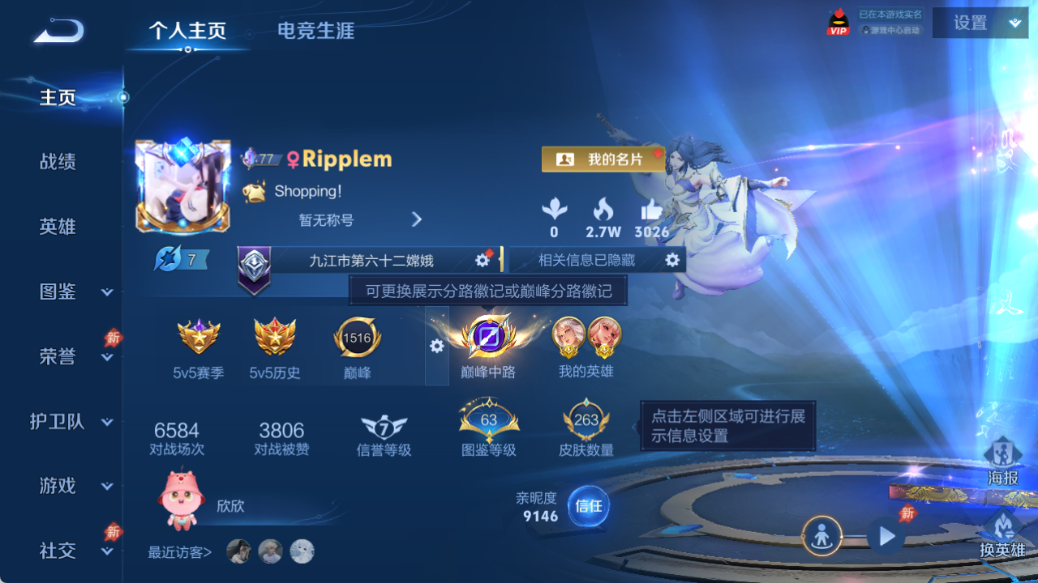 WZQM4517513王者荣耀账号详情图2 WZQM4517513王者荣耀账号详情图2