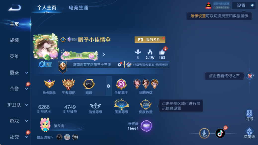 WZQM4520749王者荣耀账号详情图2 WZQM4520749王者荣耀账号详情图2