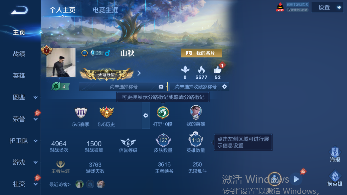 WZQM4517633王者荣耀账号详情图2 WZQM4517633王者荣耀账号详情图2