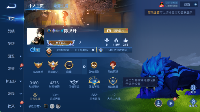 WZQM4523834王者荣耀账号详情图2 WZQM4523834王者荣耀账号详情图2