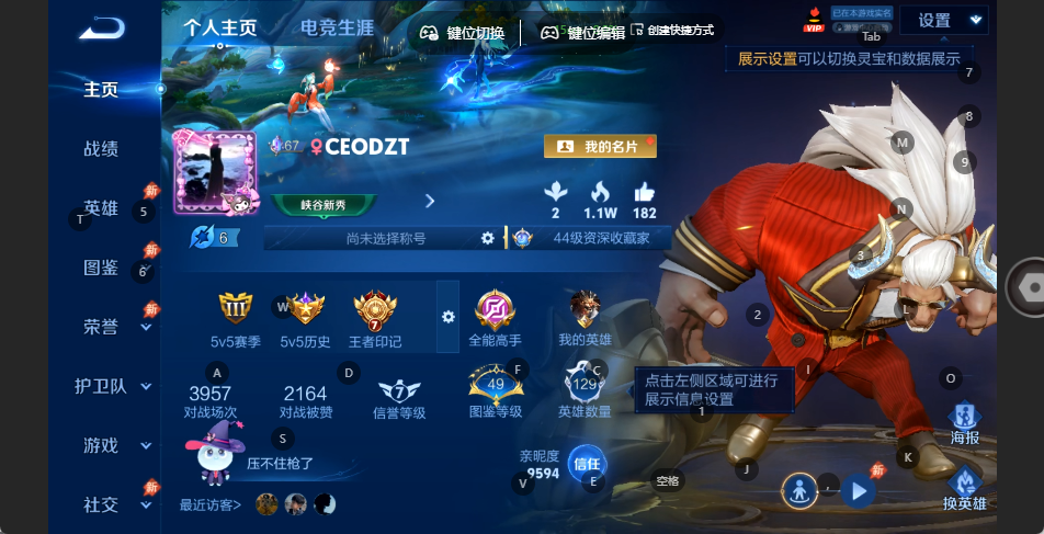 WZQM4531993王者荣耀账号详情图2 WZQM4531993王者荣耀账号详情图2