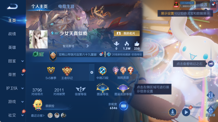 WZQM4535459王者荣耀账号详情图2