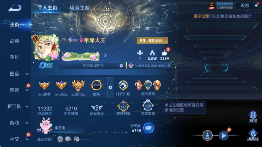 WZQM4535301王者荣耀账号详情图2