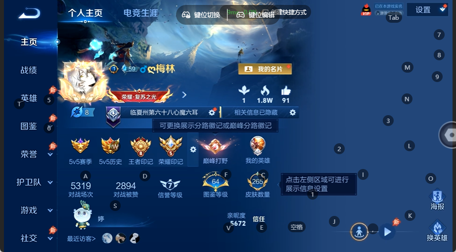 WZQM4535600王者荣耀账号详情图2 WZQM4535600王者荣耀账号详情图2