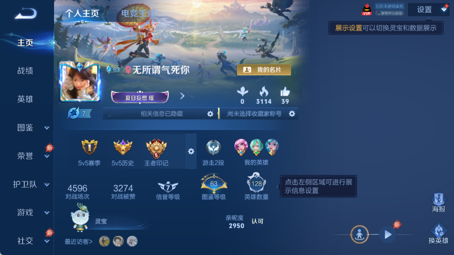 WZQM4537843王者荣耀账号详情图2 WZQM4537843王者荣耀账号详情图2