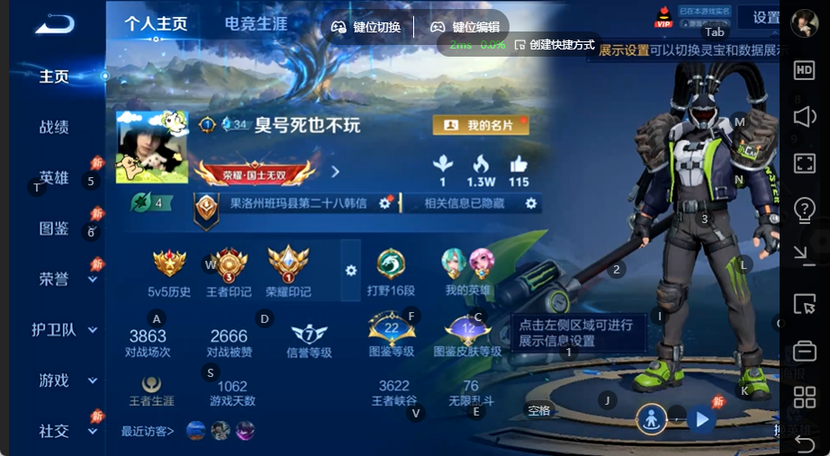 WZQM4537817王者荣耀账号详情图2 WZQM4537817王者荣耀账号详情图2