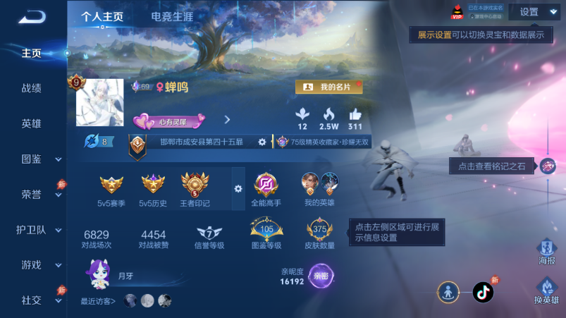 WZQM4539477王者荣耀账号详情图2 WZQM4539477王者荣耀账号详情图2