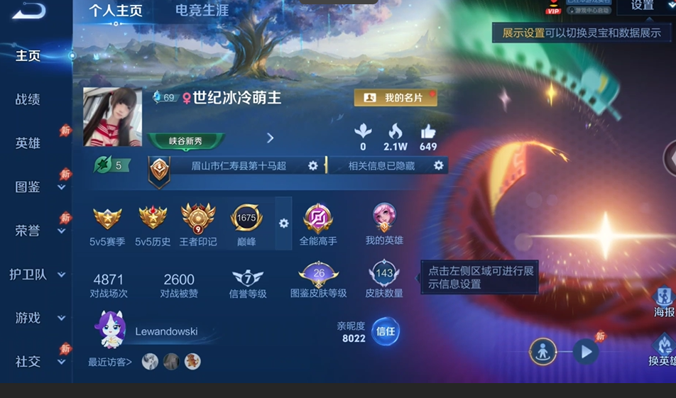 WZQM4539540王者荣耀账号详情图2