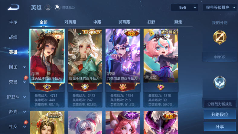 WZQM4542133王者荣耀账号详情图3 WZQM4542133王者荣耀账号详情图3