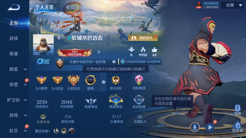 WZQM4544336王者荣耀账号详情图2