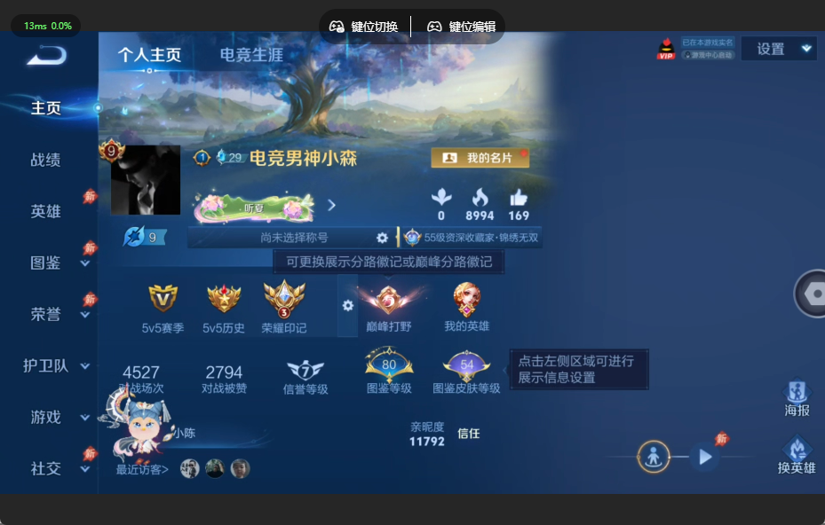 WZQM4549876王者荣耀账号详情图2 WZQM4549876王者荣耀账号详情图2