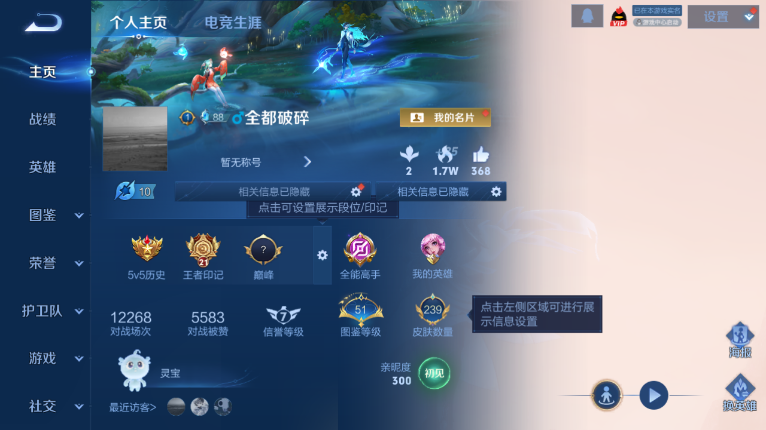 WZQM431899王者荣耀账号详情图2