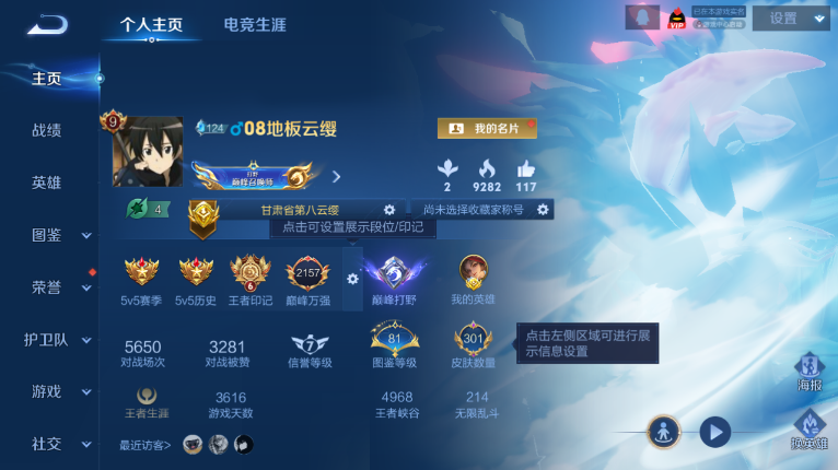 WZQM417094王者荣耀账号详情图2