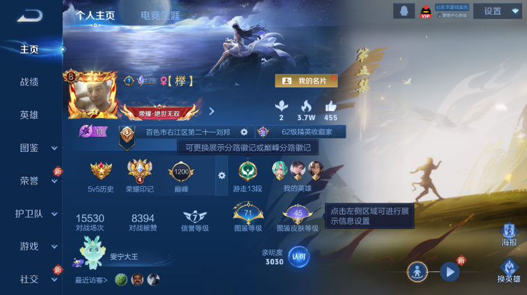 WZQM3465582王者荣耀账号详情图2