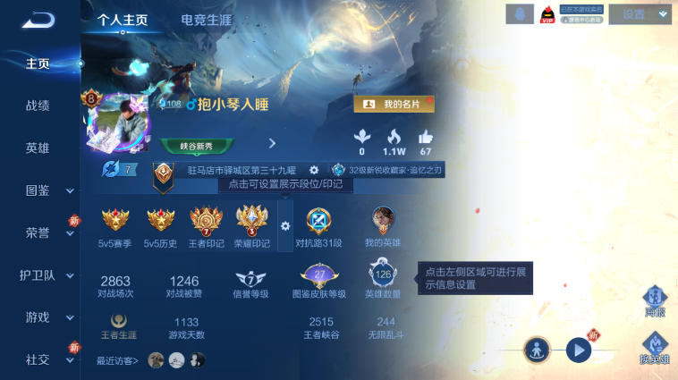 WZQM3465517王者荣耀账号详情图2